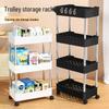 Trolley Rack: Multi-Layer Bathroom, Toilet, and Kitchen Gap Storage