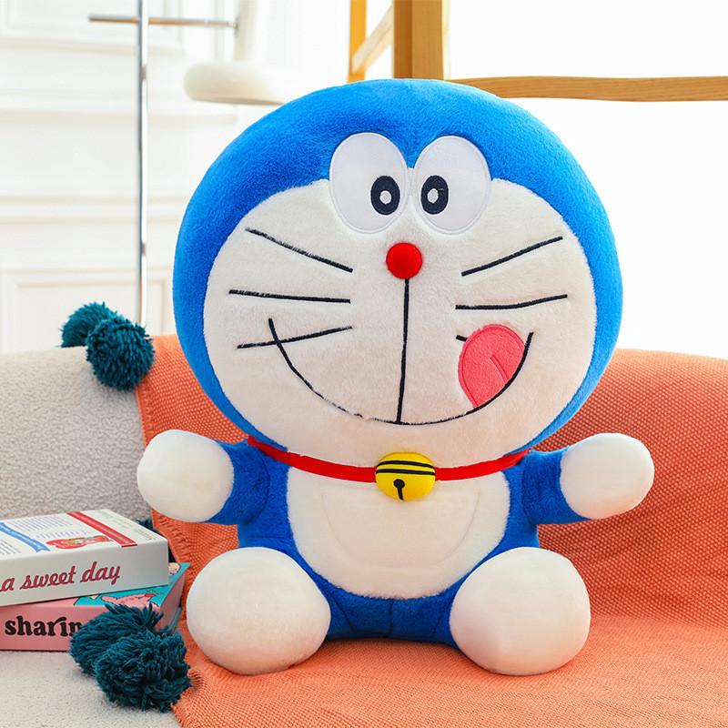 Toy Plush Doraemon Popcornthemed Blue Cat Robot Plush Pillow And Stuffed Doll
