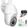 1080P PTZ Camera WiFi IR Light Night Viewing Full Color Tracking Security CCTV 100?240VUK Plug