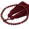 Women's Buddhist Prayer Beads, Kyoto Style, Agate with Silk Tassel, Suitable for All Sects, Ideal for Informal Funerals, Buddhist Altars, Buddhist