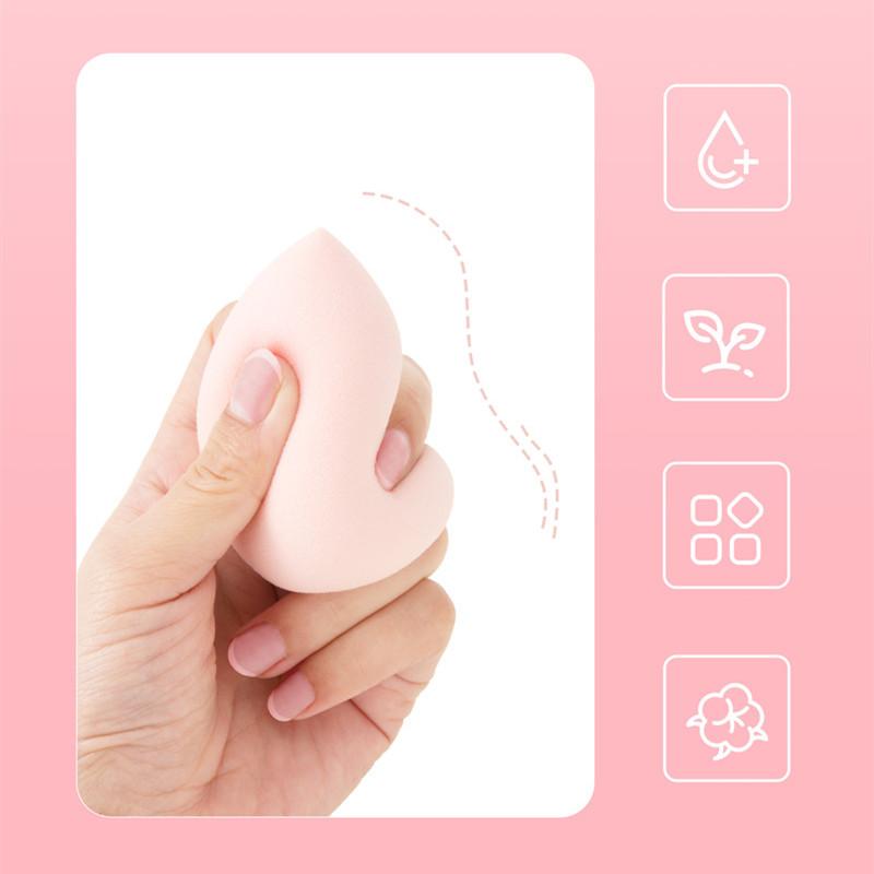 4pcs Makeup Sponge Powder Puff Dry and Wet Combined Beauty Cosmetic Ball Foundation Powder Puff Bevel Cut Make Up Sponge Tools