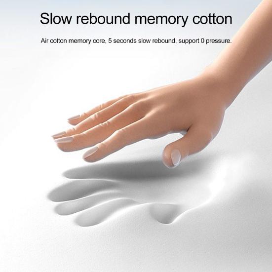 Lumbar Support Pillow Deep Tissue Massager with Heating & Vibration Memory Foam Cushion for Travel Home Office Use