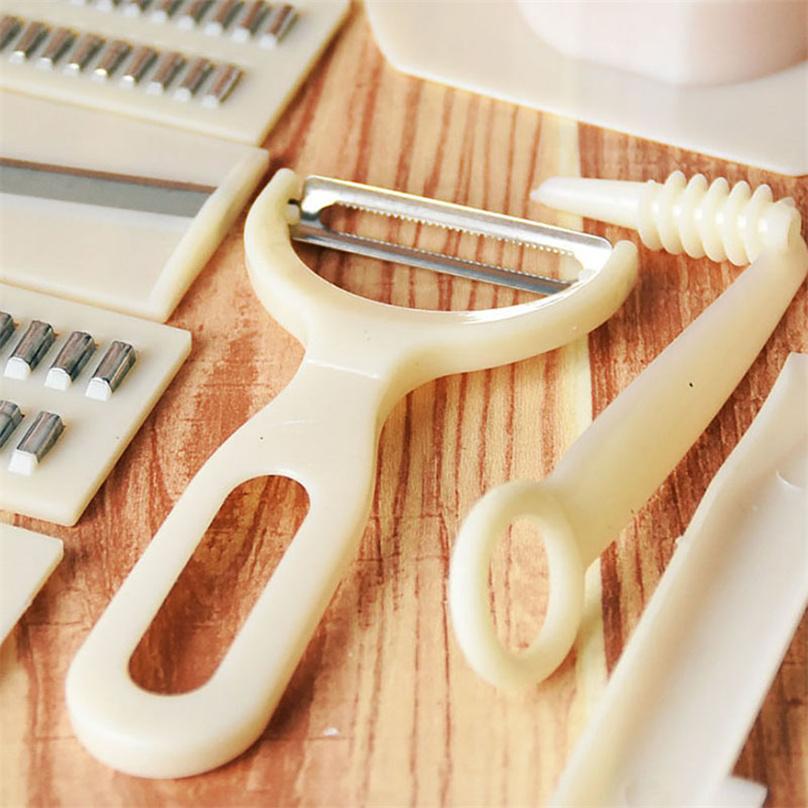 Многофункциональный овощерезный станок для нарезки картофеля, набор из 11 предметов