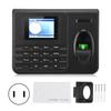 Attendance Machine Time Clock 2.4in Color Screen Biometrics Fingerprint Password Check In Out