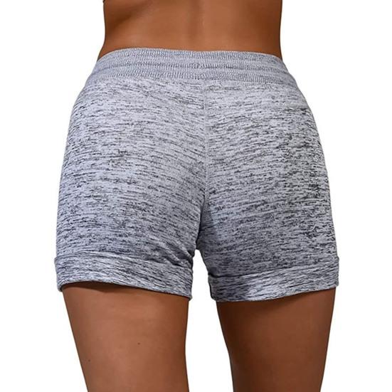 Women's Beach Sports Shorts Elastic Slim Drawstring Shorts Pants with Pockets Summer Casual Yoga Pants