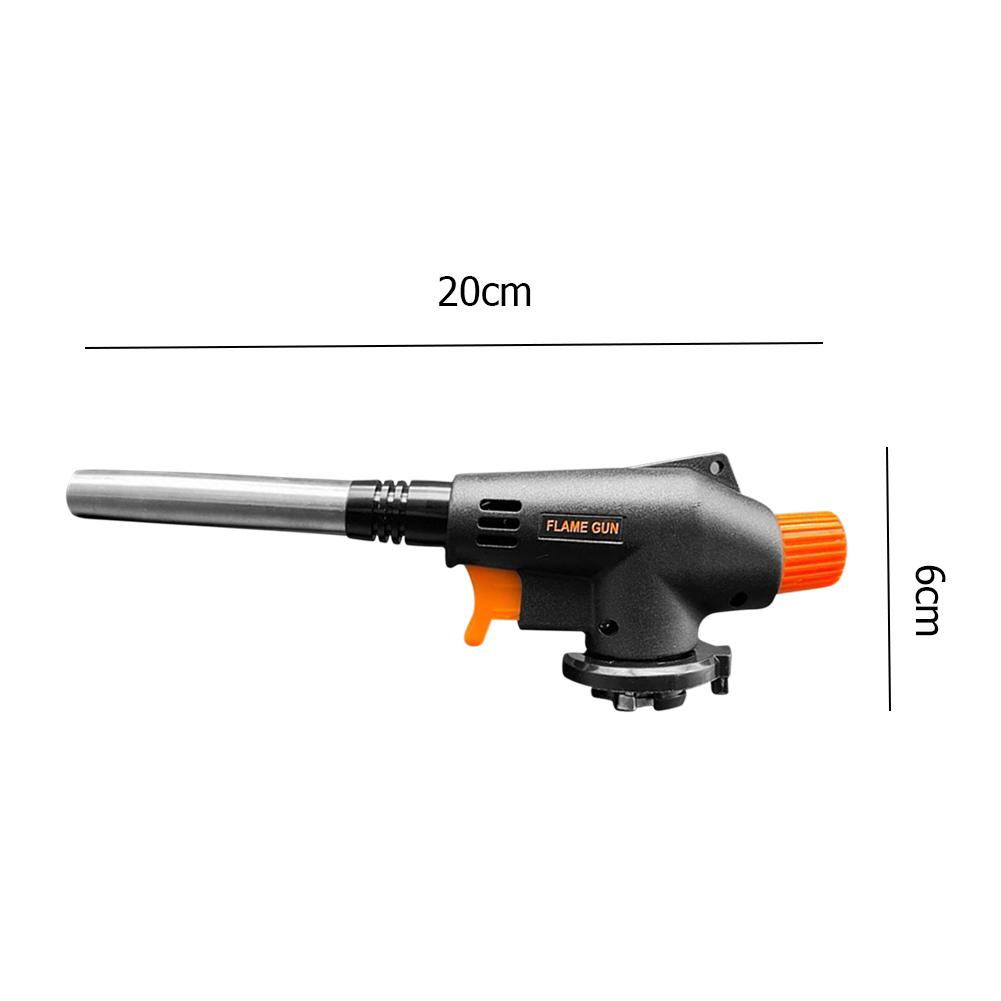 1300-Degree Portable Gas Flame Torch Flamethrower Kitchen Barbecue Flame Ignition Blowtorch for Cooking Welding Equipment