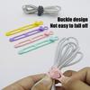 3/5/7/12/18/24Pcs Silicone Cable Tie Earphone Phone Charger Computer Power Cord Bundling Strap Reusable Elastic Wire Management Organizer Wrap