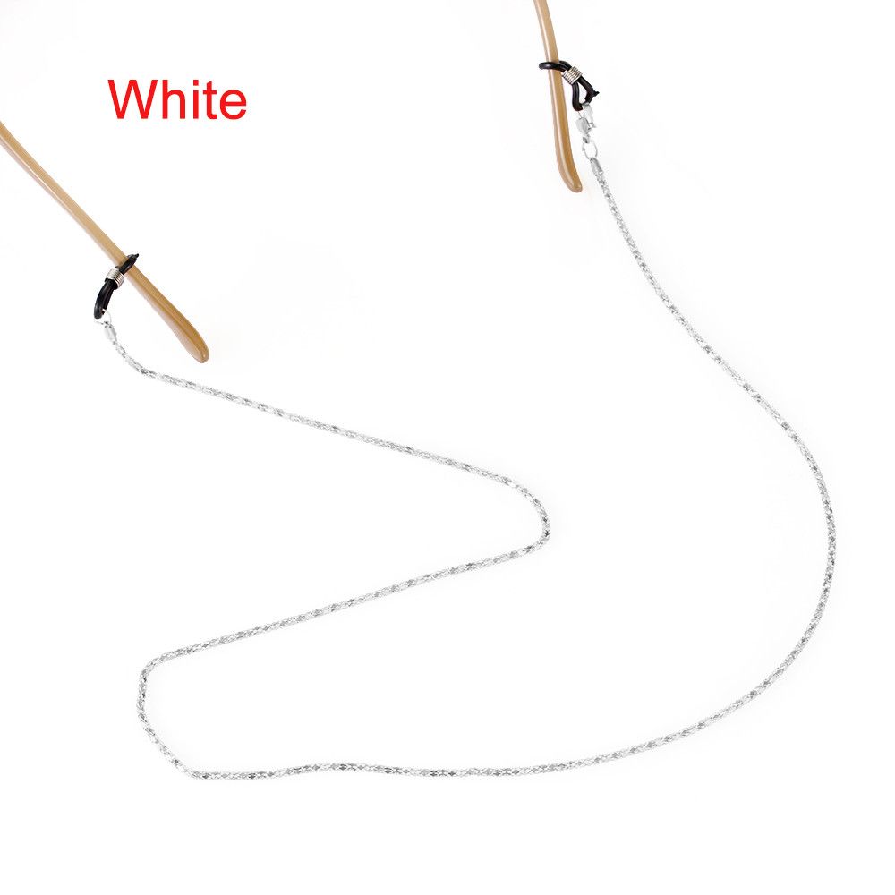 Модные очки унисекс с защитой от потери, очки для чтения на шнуре, цепочка для солнцезащитных очков, металлический ремешок