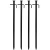 4PCS Steel Lengthen Outdoor Travel Camping Beach Tent Pegs Pin Stakes Ground Nail(30cm)