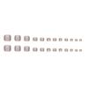 Simple Fake Toenails Short Square Foot Nails Nail Tips Toe Nails  for Women Girl