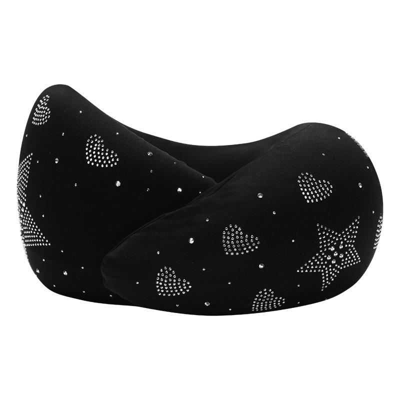 U-Shaped Memory Foam Travel Neck Support Pillow - Portable and Storable Snail Design