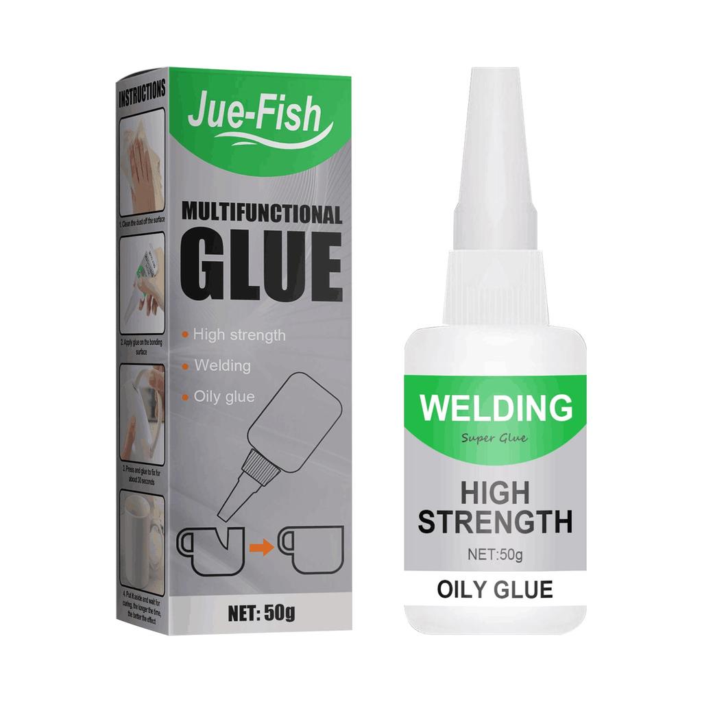 Welding HighStrength Oily Glue Universal Super Glue, UpgradeVersion Universal Super Instant Glue 50ml