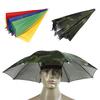 Golf Fishing Camping Oor Foldable Sun Umbrella Hat Golf Headwear Cap Head Hat