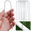 Easy To Fixed Wind Stake Peg Metal Tent Ground Nails Portable U-Shaped Pegs Fixed Tool