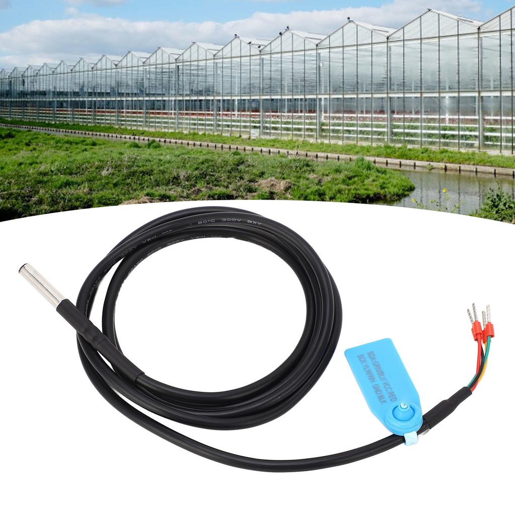 Soil Temperature Humidity Sensor Probe Digital Waterproof Soil Moisture Tester Probe I2C Interface O