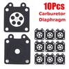 10Pcs Chainsaw Carburetor Metering Diaphragm Gaskets Carburetor Repair Rebuild Kits For 95-526 95-526-9 95-526-9-8