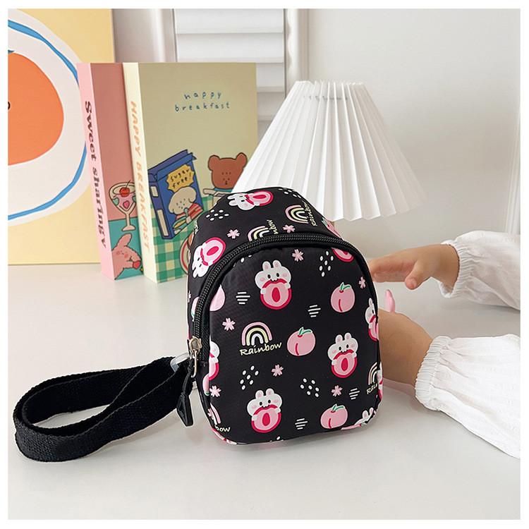Adorable Bunny Themed Chest Bag Kids Cartoon Shoulder Crossbody Bag Cute Gift