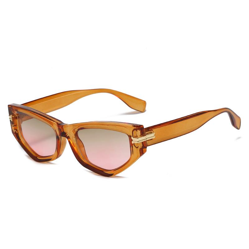 Cat'S Eye Triangle Sunglasses For Women, Versatile Personalized Street Sunglasses