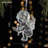 Transparent Acrylic Angel Ornament - Ice Crystal Christmas Tree Decoration