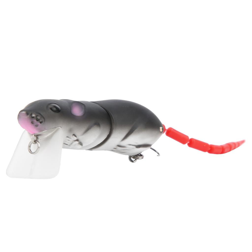 Artificial Simulation Mouse Shape Lure Bait Fishing Accessories with Treble HooksA