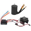 Waterproof 3650 3600KV Brushless Motor 60A Brushless ESC Heatsink Set for 18 110 RC Car