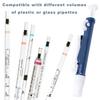 ONiLAB Pipette Pumps,Scientific Pipette Pump 2ml, Blue, for Disposable Plastic and Glass Pipettes