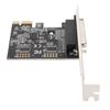 1 Port PCI Express Parallel Card IEEE 1284 DB25 PCIE Parallel Card ECP Mode Desktop Expansion LPT Controller for Printer