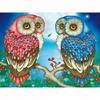 Full 5D Diy Diamond Painting Cartoon Two Cute Owls Diamond Embroidery Cross Stitch Home Decor Handmade Gift