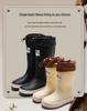New Fashion Non-Slip Rain Boots: High-Top Waterproof Boots for Women, Men, and Children