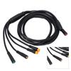 1 To 5 Electric Bike Cable Plastic Rubber Lithium Battery Cable Connectors Connect Controller Lamp Brake Display Throttle