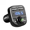 X8 Car Dual USB Fast Charger FM Transmitter Bluetooth-compatible 5.0 Handsfree Car Kit Audio Modulator MP3 Player Audio Receiver