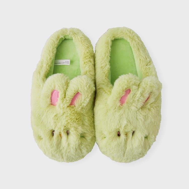 Bunini Plush Room Shoes (GREEN)