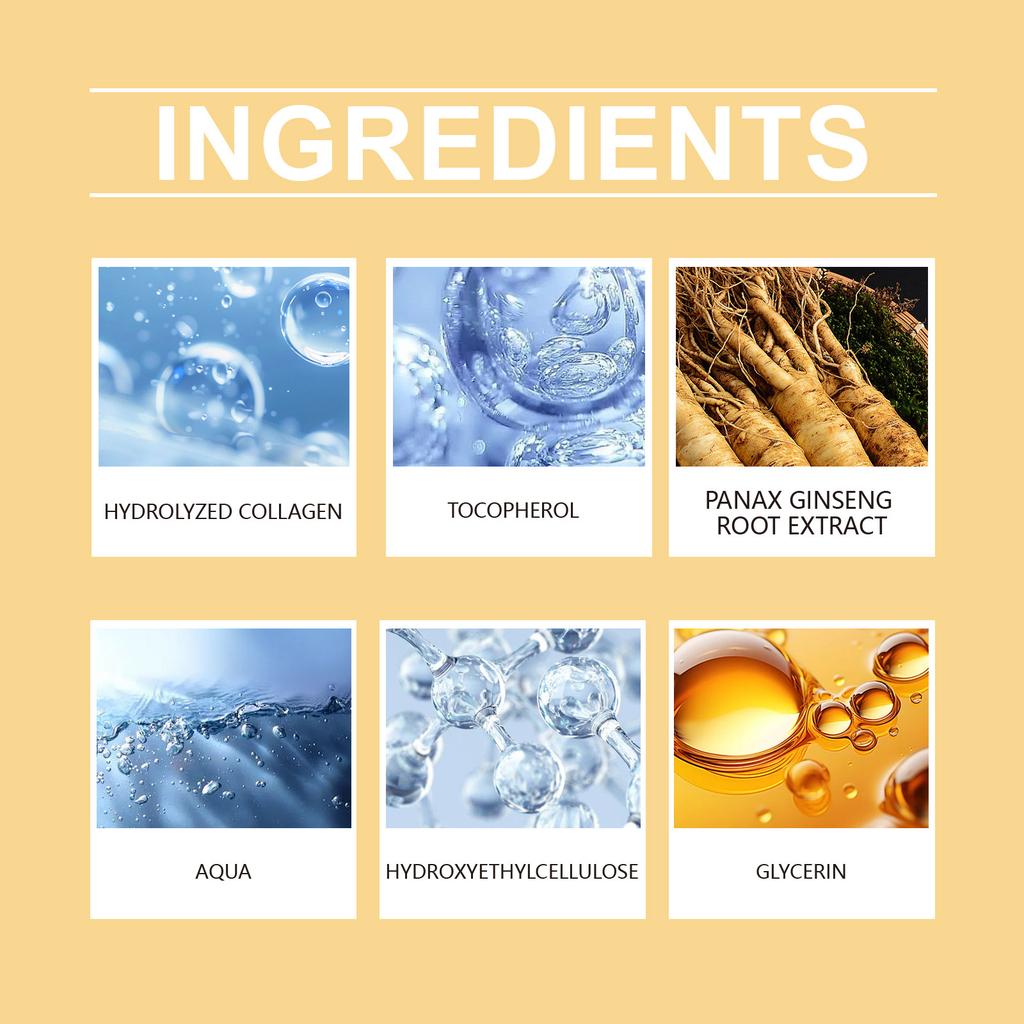 Ginseng Anti-wrinkle And Firming Liquid Repairs And Nourishes, Anti-wrinkle, Firming, Lightens Lines, Deeply Moisturizes And Tightens The Skin,100ML