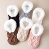 Women's Winter Thickened Warm Non Slip Floor Socks Velvet Shoes Home Socks