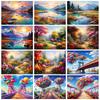 5D Diamond Painting Landscape Full Square/Round Rhinestone Mosaic Embroidery Cross Stitch Kit Home Decor Gift