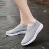 Trendy Sports Women's Shoes 2024 New Spring/Summer Mesh Cloth One Step Soft Sole Comfortable Vulcanized Shoes Zapatillas Deporte