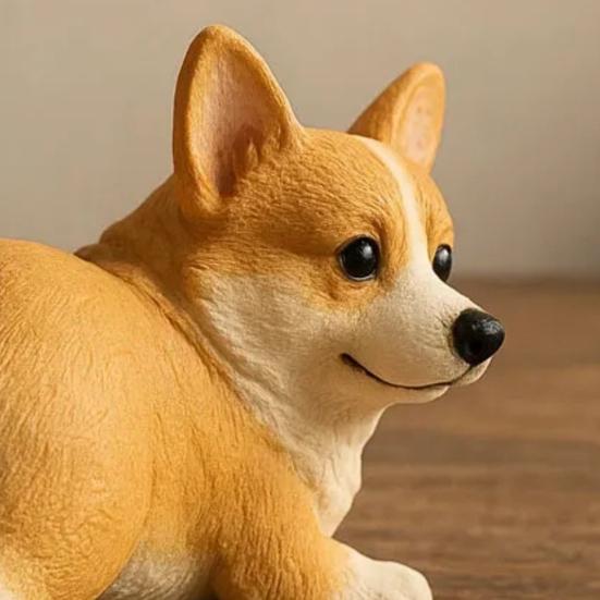 Puppy Butt Pen Holder Silly Smile Dog Pen Stand Practical Desk Organizer Corgi Gift for Dog Enthusiasts