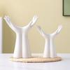Creative Ceramic Hand-Shaped Vase – Porcelain Arm Palm Flower Holder for Home Decoration
