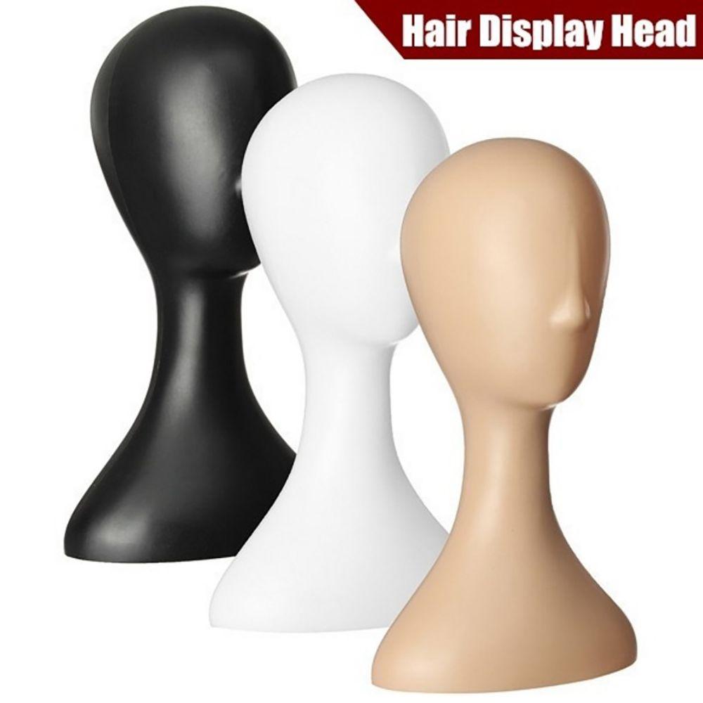 Белый манекен женский держатель для волос пластиковая модель головы голова для демонстрации париков подставка для парика тренировочная голова