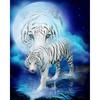 5D DIY Diamond Painting"White tiger"Diamond Embroidery Cross Stitch Rhinestone Mosaic Painting