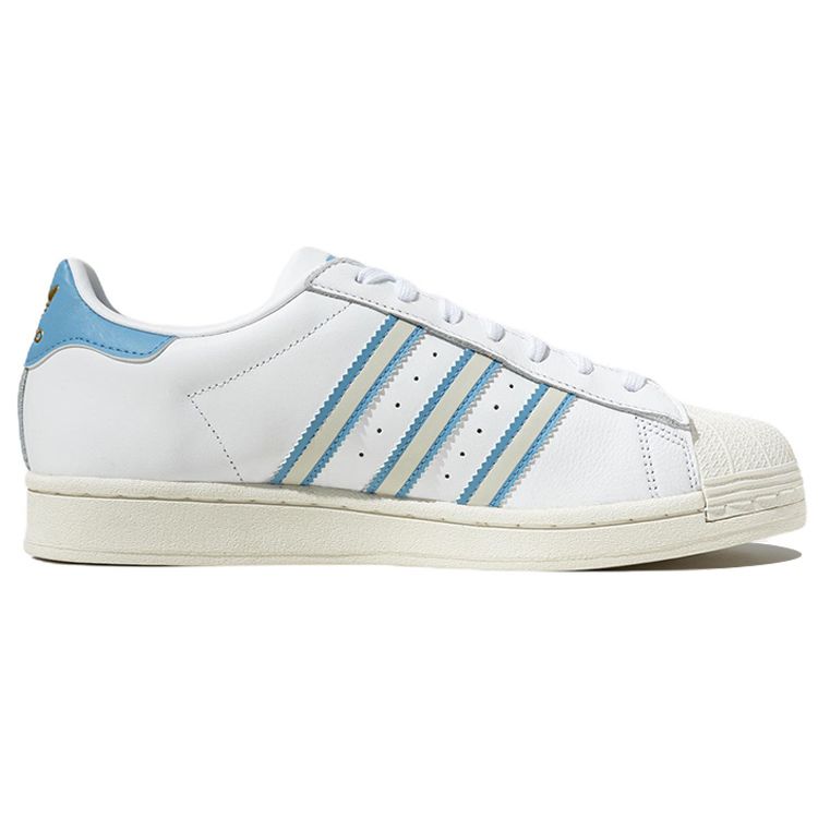 Adidas Superstar White Light Blue Unisex Sneakers Cloud-White Off-White GX9876
