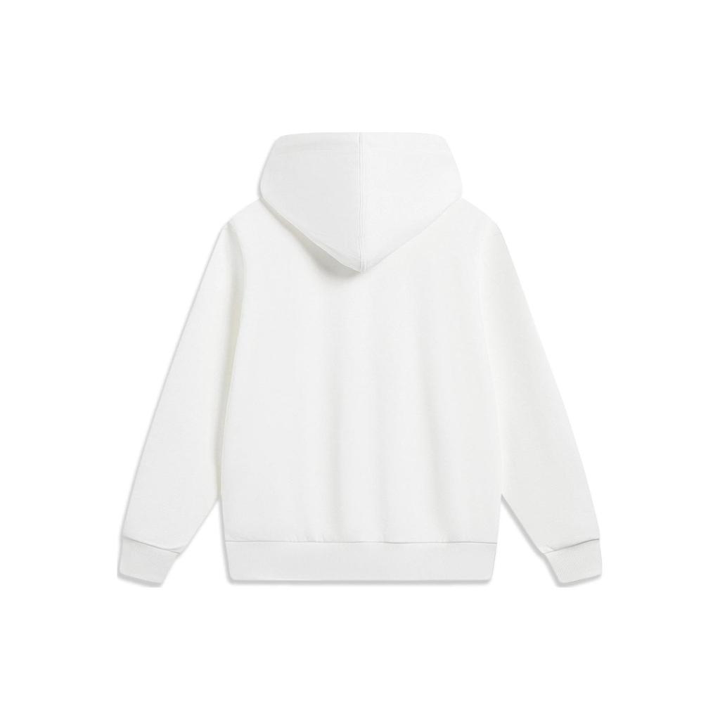 Li Ning X Og Slick Collaboration Solid Color Hoodie Unisex Hoodies Off-White AWDT443-3