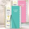 A5 Size 2026 Planner Notebook Yearly Schedule Daily Plan Yearbook Spiral Notebook  Office Supplies
