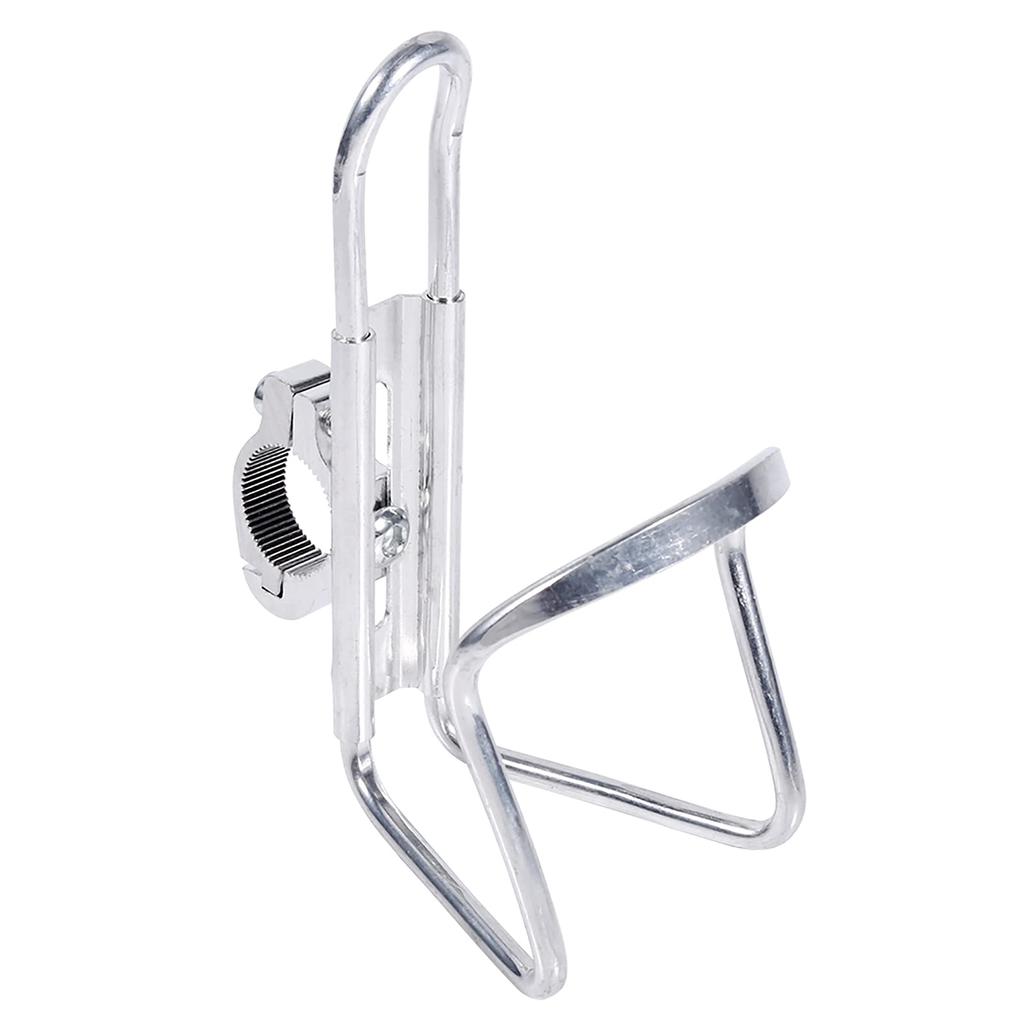 Motorcycle Drink Cup Holder Bike Drink Support Stand for Motorcycle/Bicycle (Silver White)