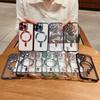 Applicable To Iphone16 Electroplating Magnetic Charging 15pro Mobile Phone Case 11 Apple 14 Solid Color 13 Transparent 12x