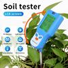 Yieryi 6 In 1 Soil PH Meter Moisture Temperature Light EC Fertility Tester Digital Garden Plant Soil Detector for Vegetable Farm