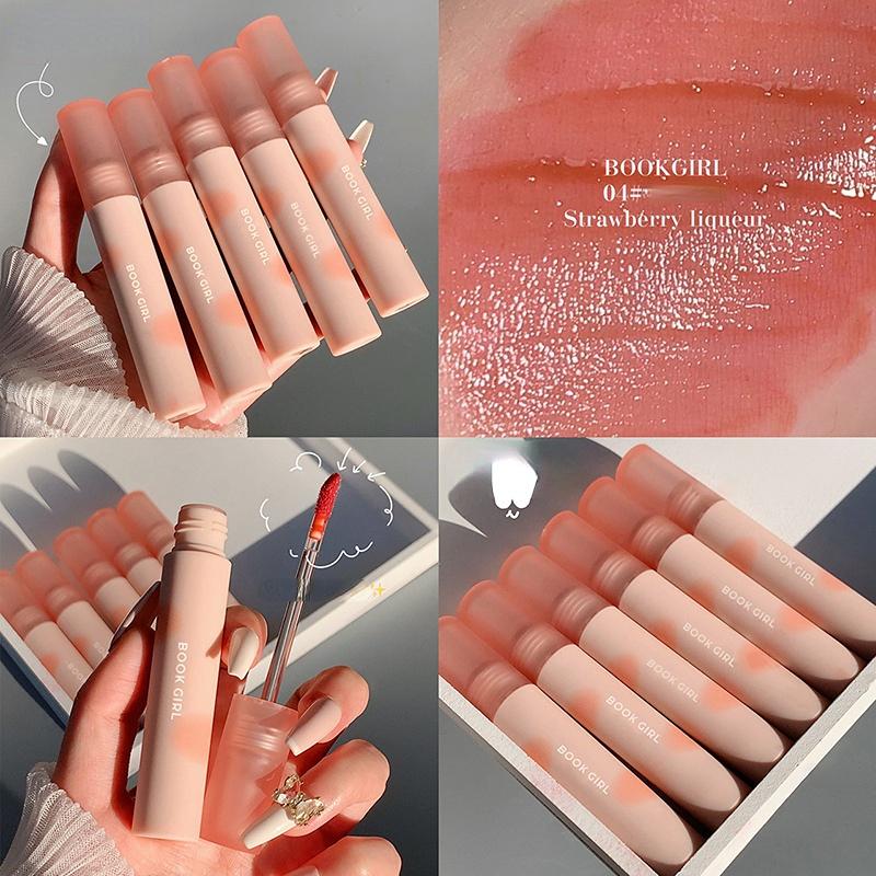 Marshmallow Lip Glaze Lip Mud Student Party No Fading Color Non-stick Cup Mouth Red Show White High Appearance Level Net Red the Same Model Female