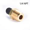 1/4 NPT 1/8 NPT M10 Air Compressor Tanks Fill Valve Brass Automobile Tire Valve Core
