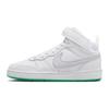 Court Borough Mid 2 GS White Stadium Green Kids Sneakers Football-Grey CD7782-115
