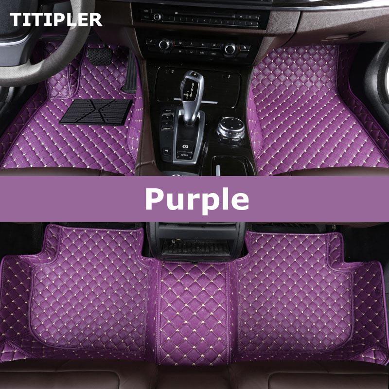 TITIPLER Custom Car Floor Mats For Peugeot 508 Saloon Auto Carpets Foot Coche Accessories